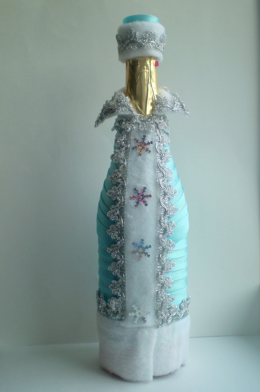 Декор новогоднего шампанского