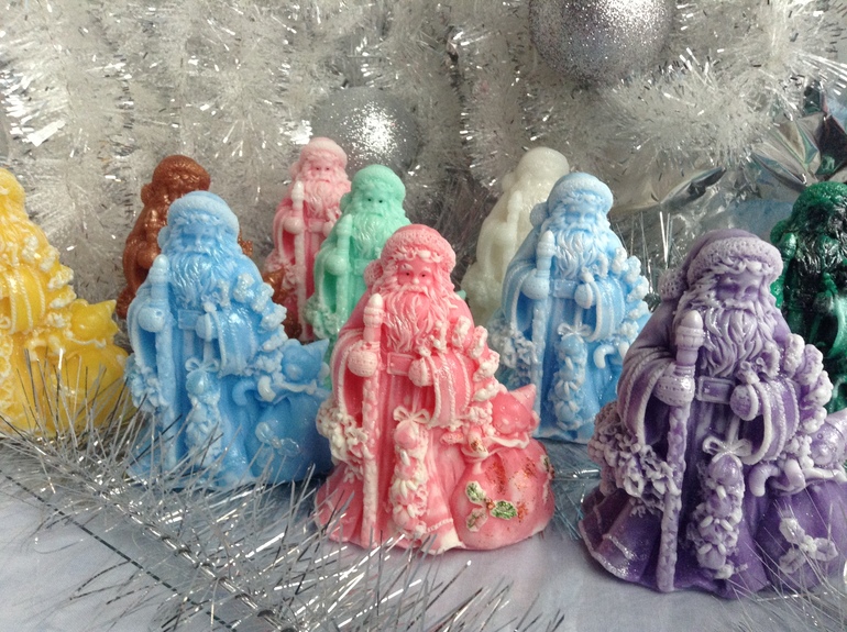 Дед Мороз. Сувенирное мыло