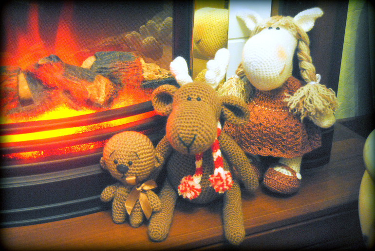 Мини Мишка, Лось и Лошадка.