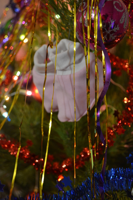 Мои приманушки на елочке!