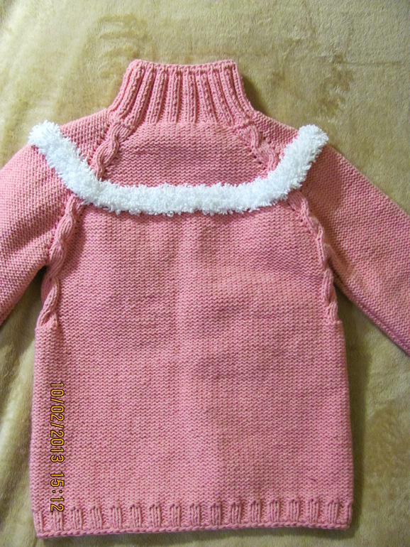 Кофта " Кошечка-кокетка" моя авторская работа