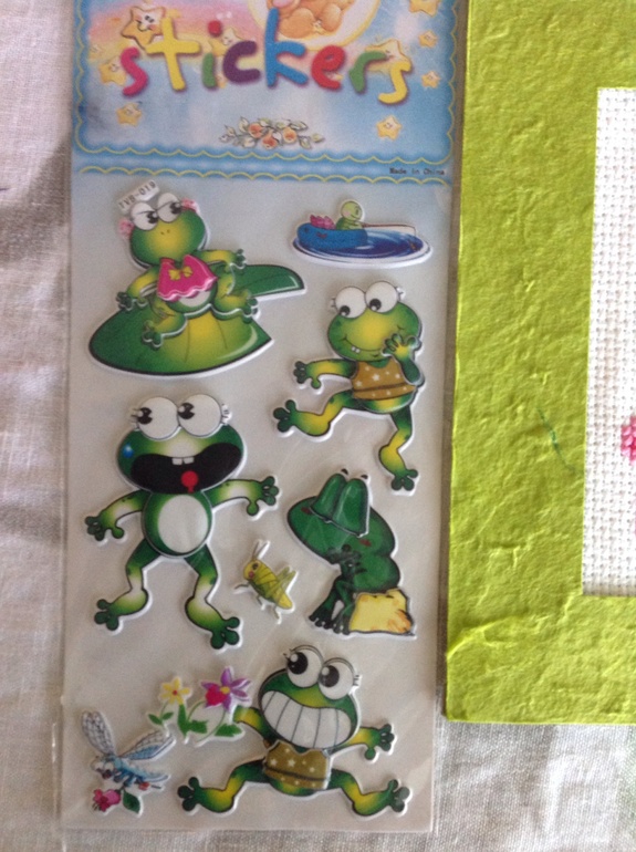 Получила я замечательную лягушечку