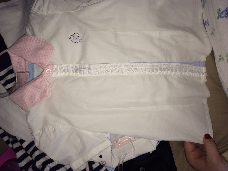 Брендовые рубашки  , blumarine, elsy(4 -5лет)- 1300р