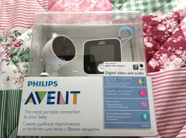 Продам совсем новую видеоняню philips avent за 9000!