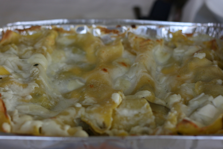 Лазанья с артишоками
