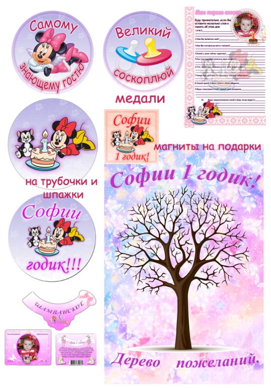 Первый день рождения Софии.Часть первая,подготовка...