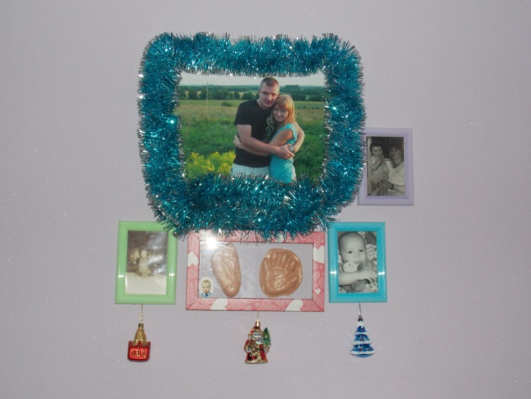 И мы украсили наш дом!!!