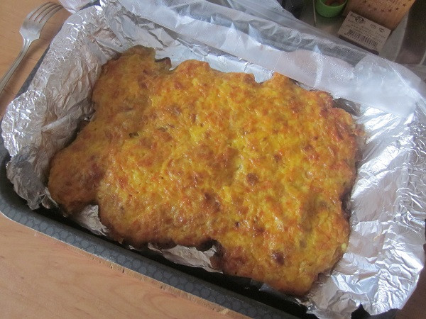 Рыбка под шубкой из овощей и сыра(духовка)