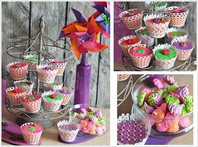 Wedding cupcakes... свадебные капкейки...