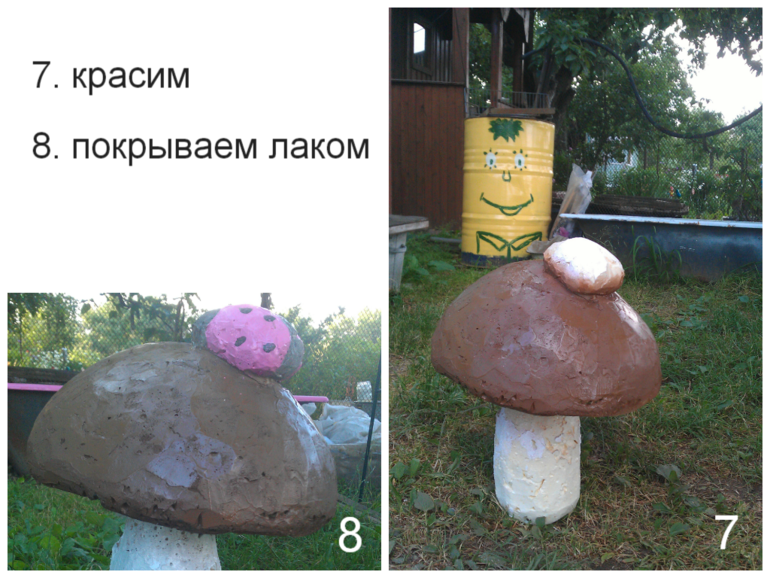 Фигурка для сада "Грибок"