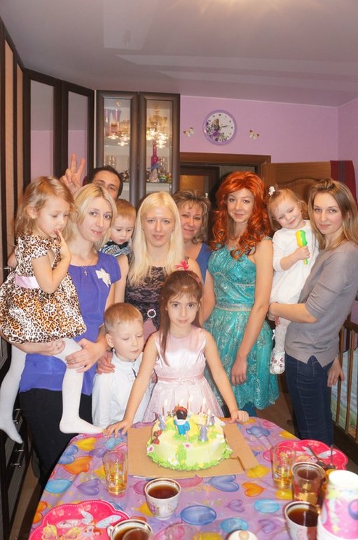день рождение Кристины, 5 лет!!!
