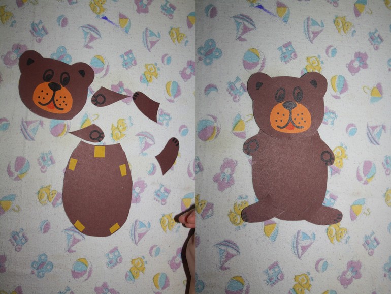 Рассказываем сказку и играем. "Маша и медведь".