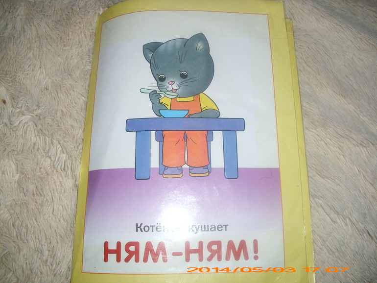 Домашние животные.( Нам год и пять месяцев)