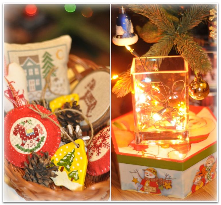 Наши hand-made игрушки и елочка :)
