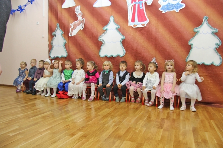 Новый год в саду.