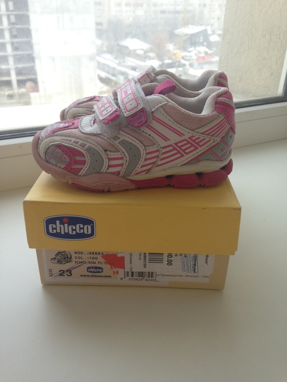 Кроссовки chicco, 23 размер. Хорошее состояние