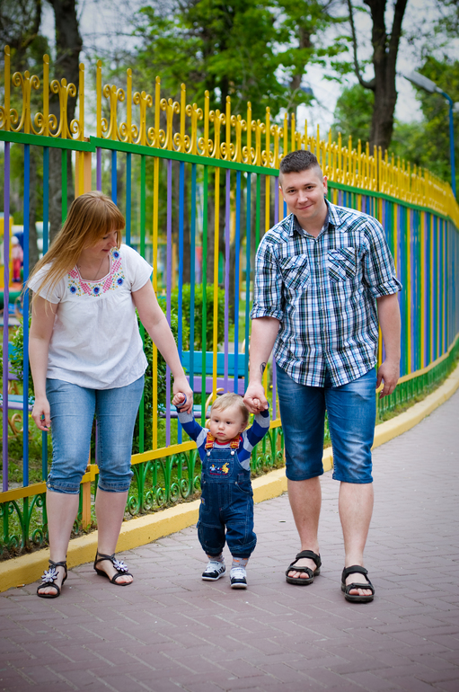 Первая семейная фотосессия втроем (оочень много фото)