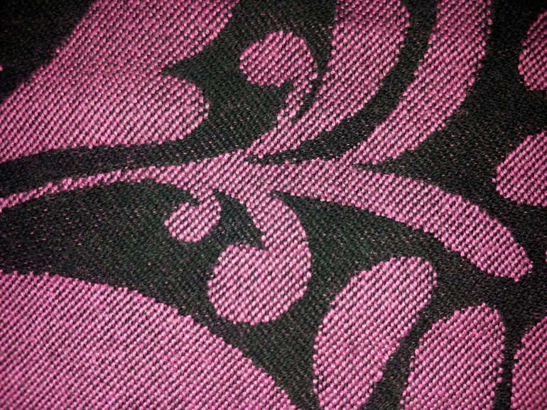 LennyLamb Twisted Leaves Purple & Black