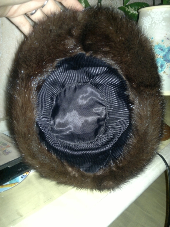Норковая шапка р.56