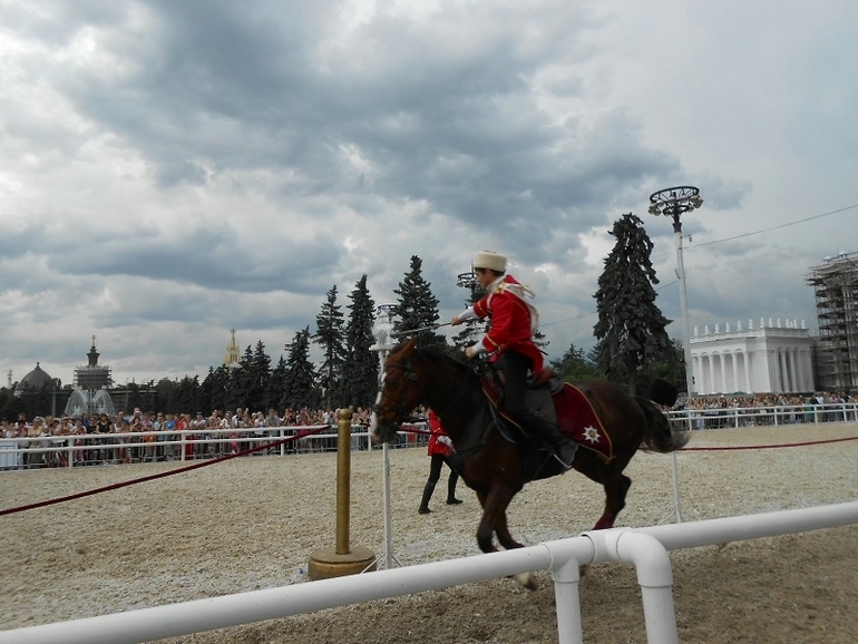 Конноспортивное шоу на ВВЦ