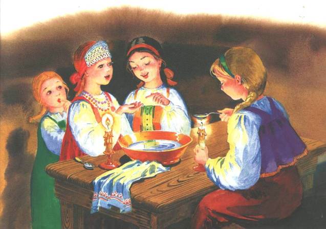 Святочные и крещенские гадания для взрослых и детей
