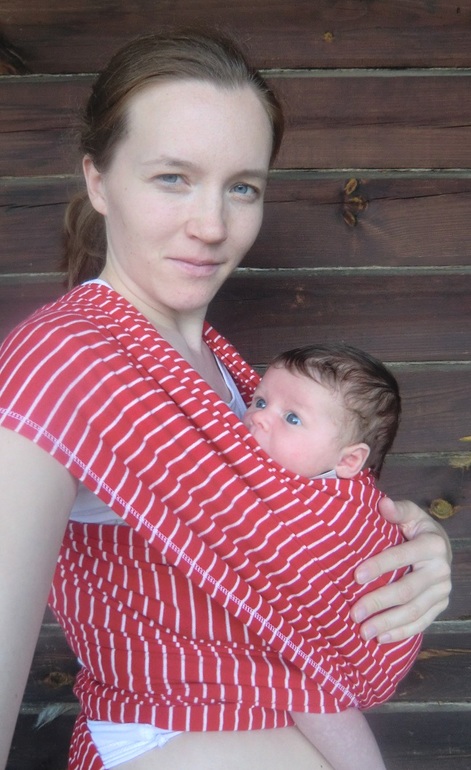 Продам трикотажный шарф Natibaby 4.6м 500 руб.
