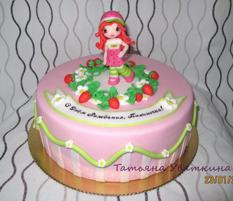 И опять торт для дочки:)