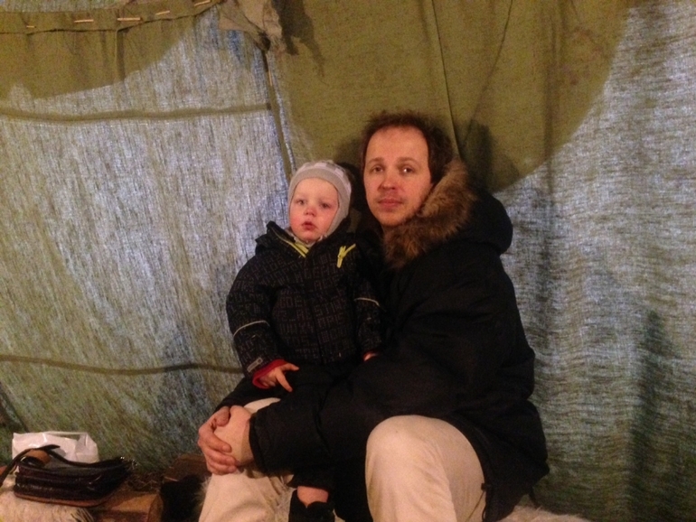 В гостях у хаски)