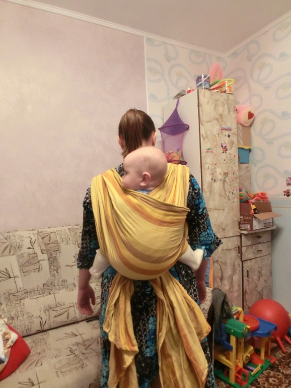 Наша первая заспинная попытка))