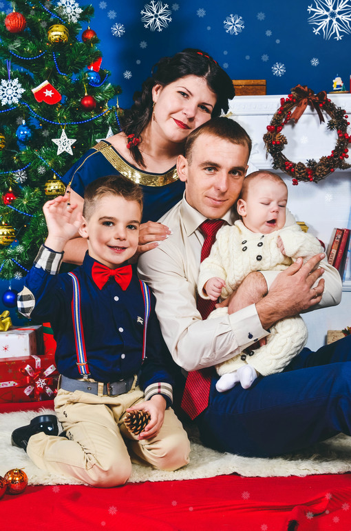 Наша Семейная Новогодняя Фотосессия