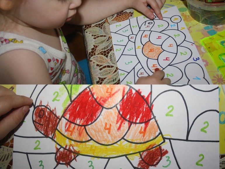 Математика. Цифра 4.