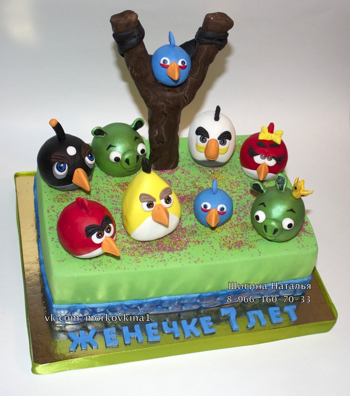 Торт Angry Birds