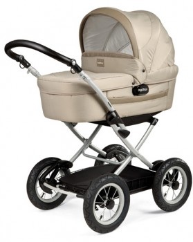 Коляска-люлька Peg-Perego Young-auto (шасси Classico)  цвет Miele+сумка