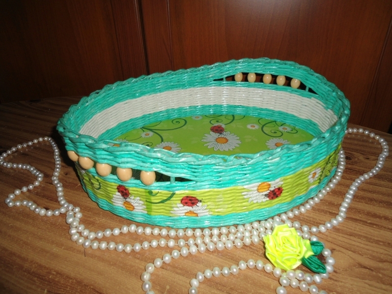 Плетеночки. Из кассовой ленты.