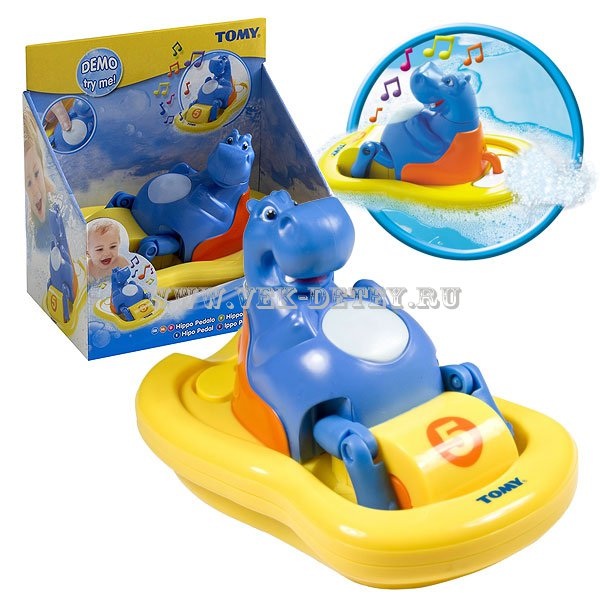 Игрушка для ванной Tomy пингвин это интересно? Или бегемот?