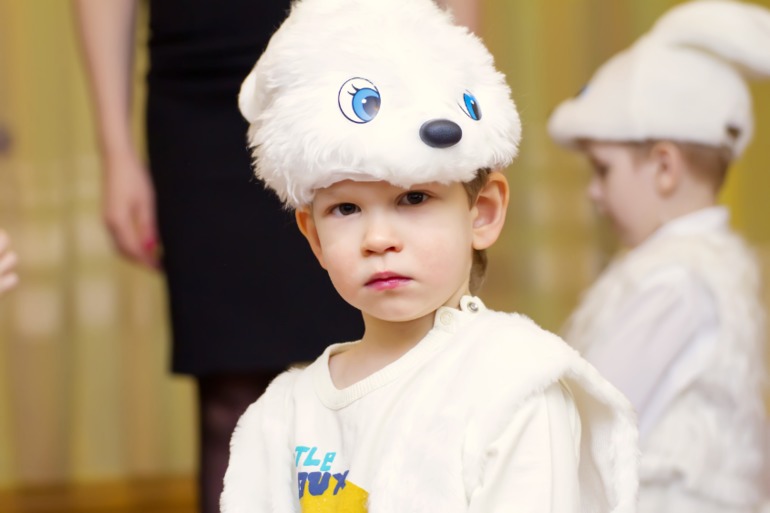 Первый Ванюшин утренник в садике)