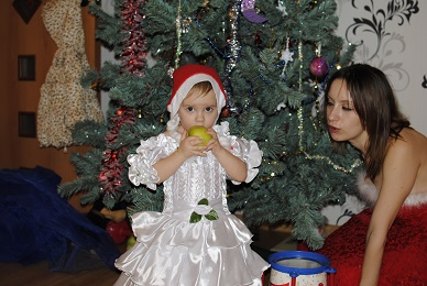 Наша новогодняя фотосессия у Кати и Даши