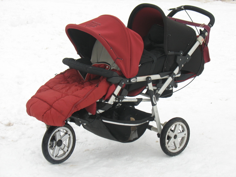 Продам коляску для погодок и двойни Jane Powertwin