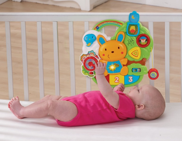 Музыкальный мобиль+ планшет 2 в 1 в детскую кроватку в наличии .VTECH