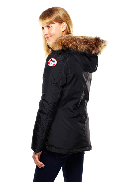 PAJAR Canada Short Down Coat with Fur-Lined Hood р-р L