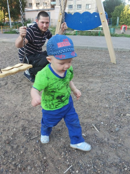 наша прогулка с папой