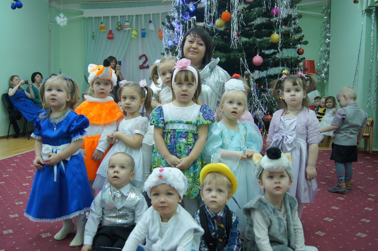 НГ в садике