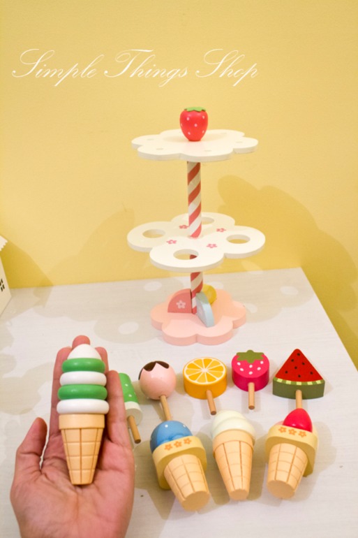 Набор мороженного с подставкой от Mother Garden. Simple Things Shop