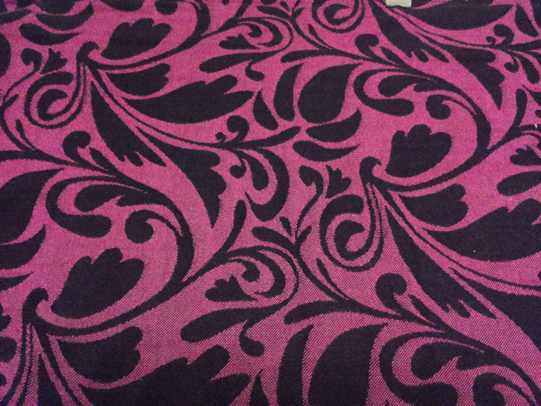 LennyLamb Twisted Leaves Purple & Black