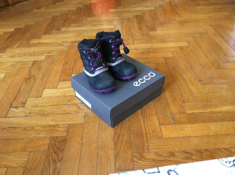 Зимние сапожки ECCO, gore-tex, б/у в отличном состоянии