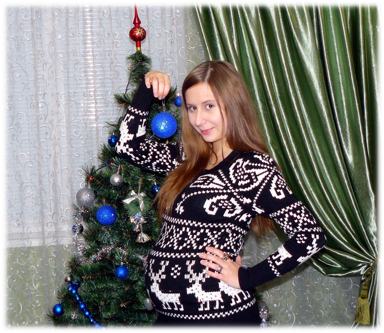 Мой новогодне-рождественский животик! 29 недель