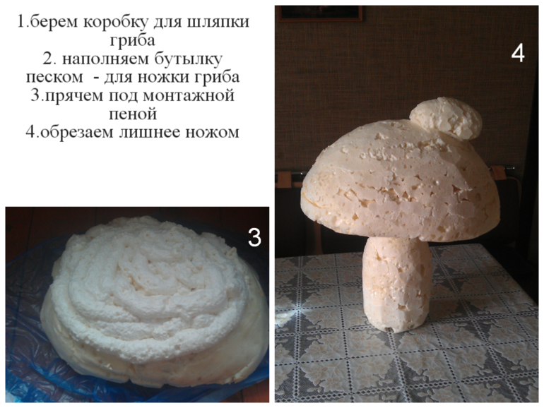 Фигурка для сада "Грибок"