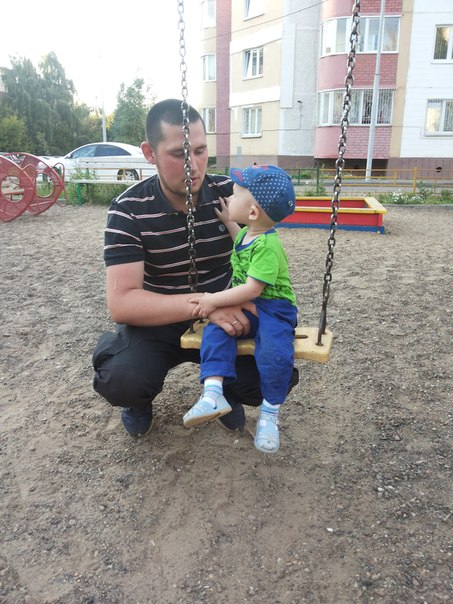 наша прогулка с папой