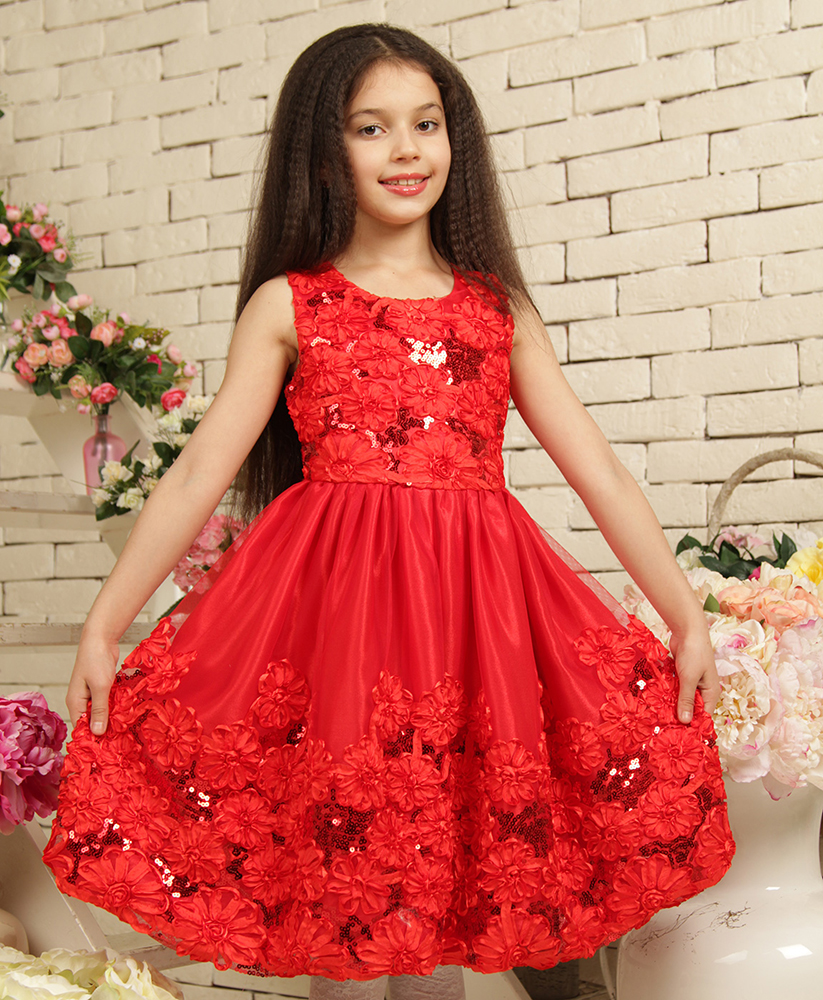 Красное платье для детей