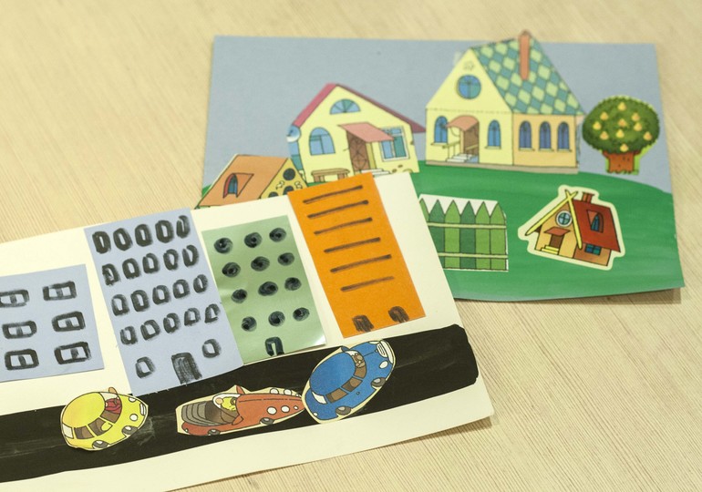 Горошек рисует, или занятия в 2 года 7 месяцев.